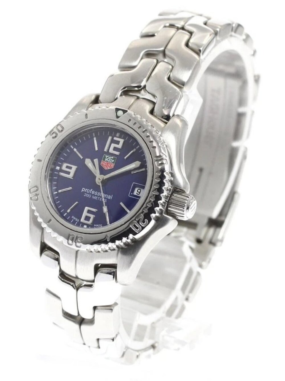 TAG HEUER Link WT1413 Date Navy Dial Quartz Ladies Watch_914171